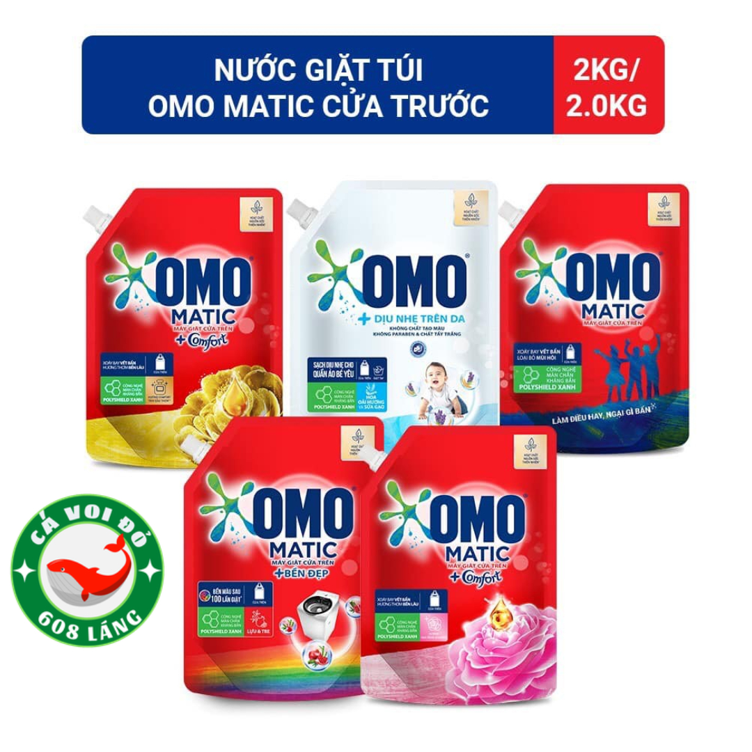 Nước giặt Omo Matic 2kg