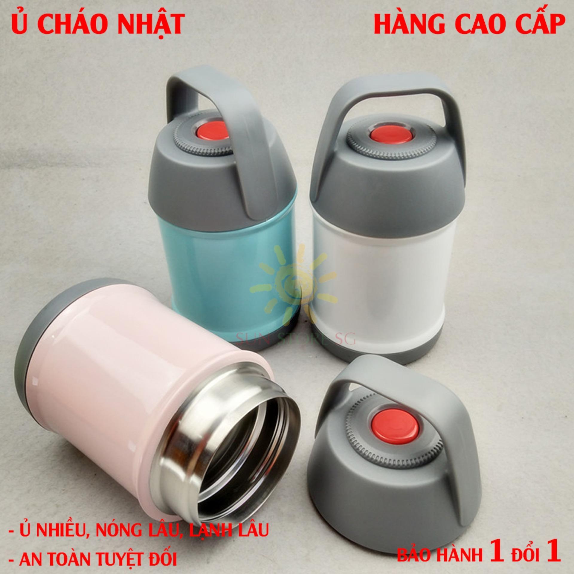 Bình Ủ Cháo Giữ Nhiệt Cho Bé, Bình Ủ cháo nhật. Nồi hầm cháo đa năng - Bình Ủ Cháo Nhật Được Làm Từ Inox 304, 2 Lớp Chân Giúp Giữ Nhiệt Lên Đến 8 Giờ.