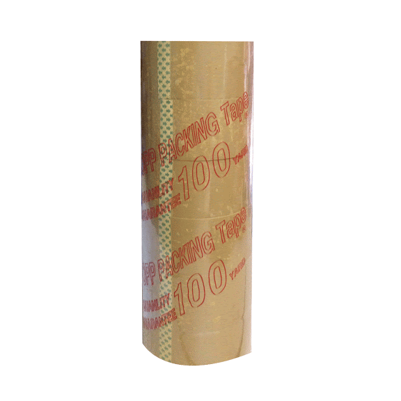Lốc 6 cuộn băng keo đục loại lớn 100 yard, 48 mm, 4 li, 1.1 kg, hàng chính hãng sản xuất tại việt nam