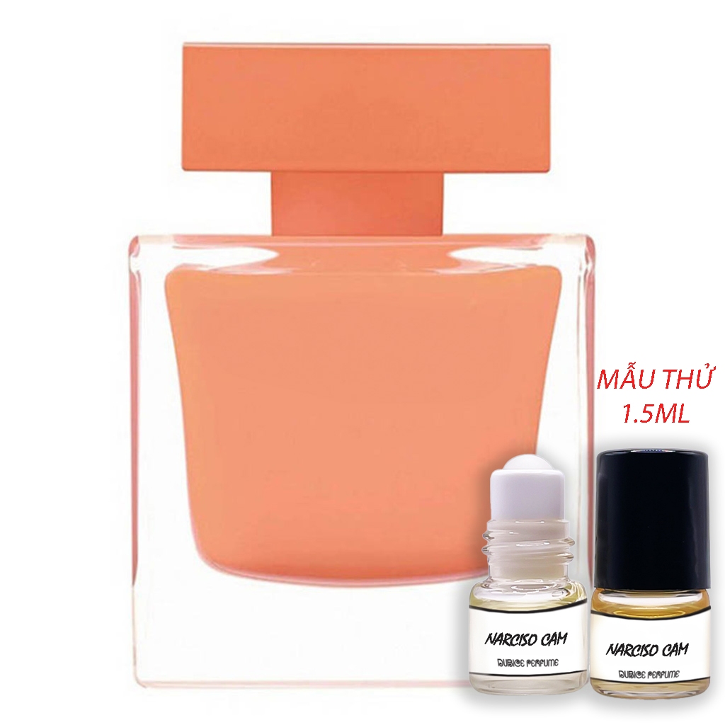 Tinh dầu nước hoa Nữ Nar Cam dạng lăn mini 1.5ml mẫu thử hàng cao cấp 20 mùi nước hoa nam nữ