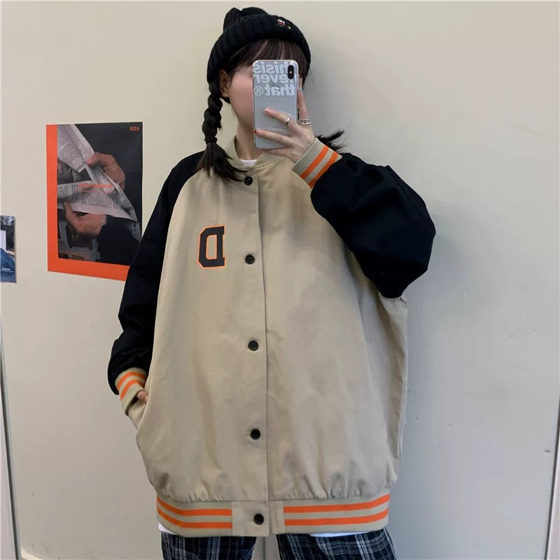 Áo khoác dù Bomber cúc bấm chữ D siêu đẹp - chất vải dày mịn - hàng bao giặt máy