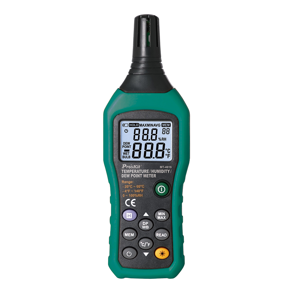 Đồng hồ đo nhiệt độ độ ẩm pro'skit mt-4616