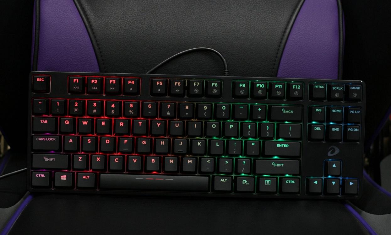 Bàn phím cơ dareu ek880 2019 led rgb blue switch