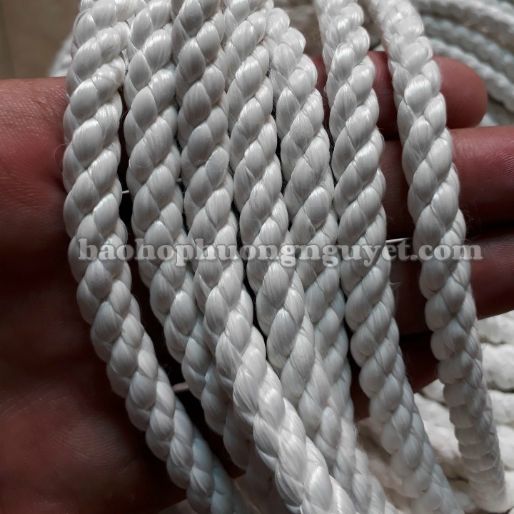 50m DÂY THỪNG để buộc, cột hàng hóa và vật dụng( LOẠI 6MM MÀU TRẮNG)