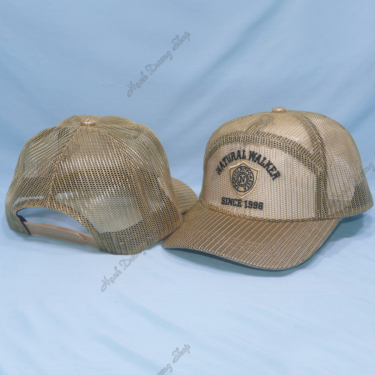 Mũ lưỡi trai lưới thêu hình con gà trống COCK thoáng mát, khóa nhựa bền đẹp thời trang