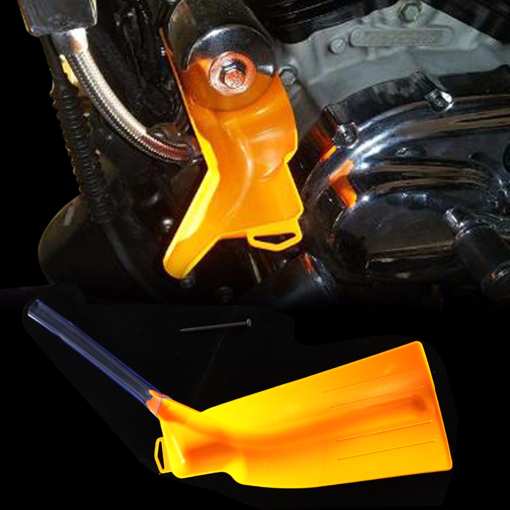 Phễu lọc dầu nhỏ giọt màu cam cho tất cả các xe máy Harley Sportster XL