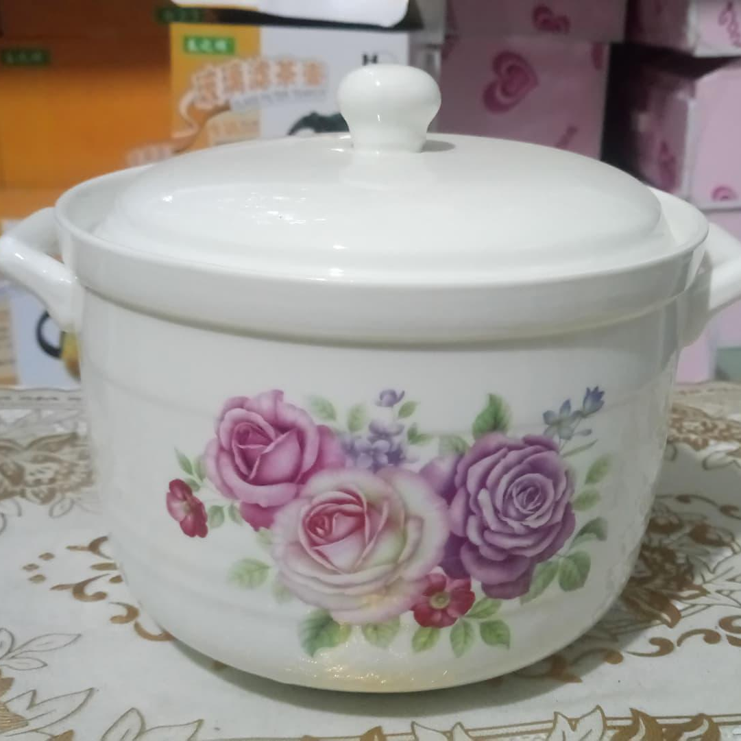 Thố sứ nắp cao cấp