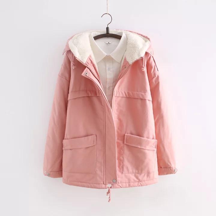 áo khoác nữ lót lông cừu - hàng thiết kế