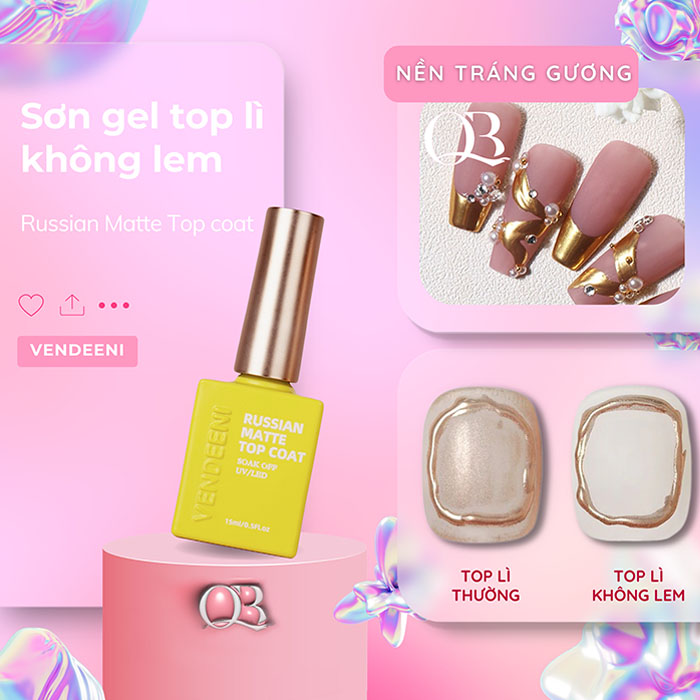 Top lì không lem Vendeeni 15ml