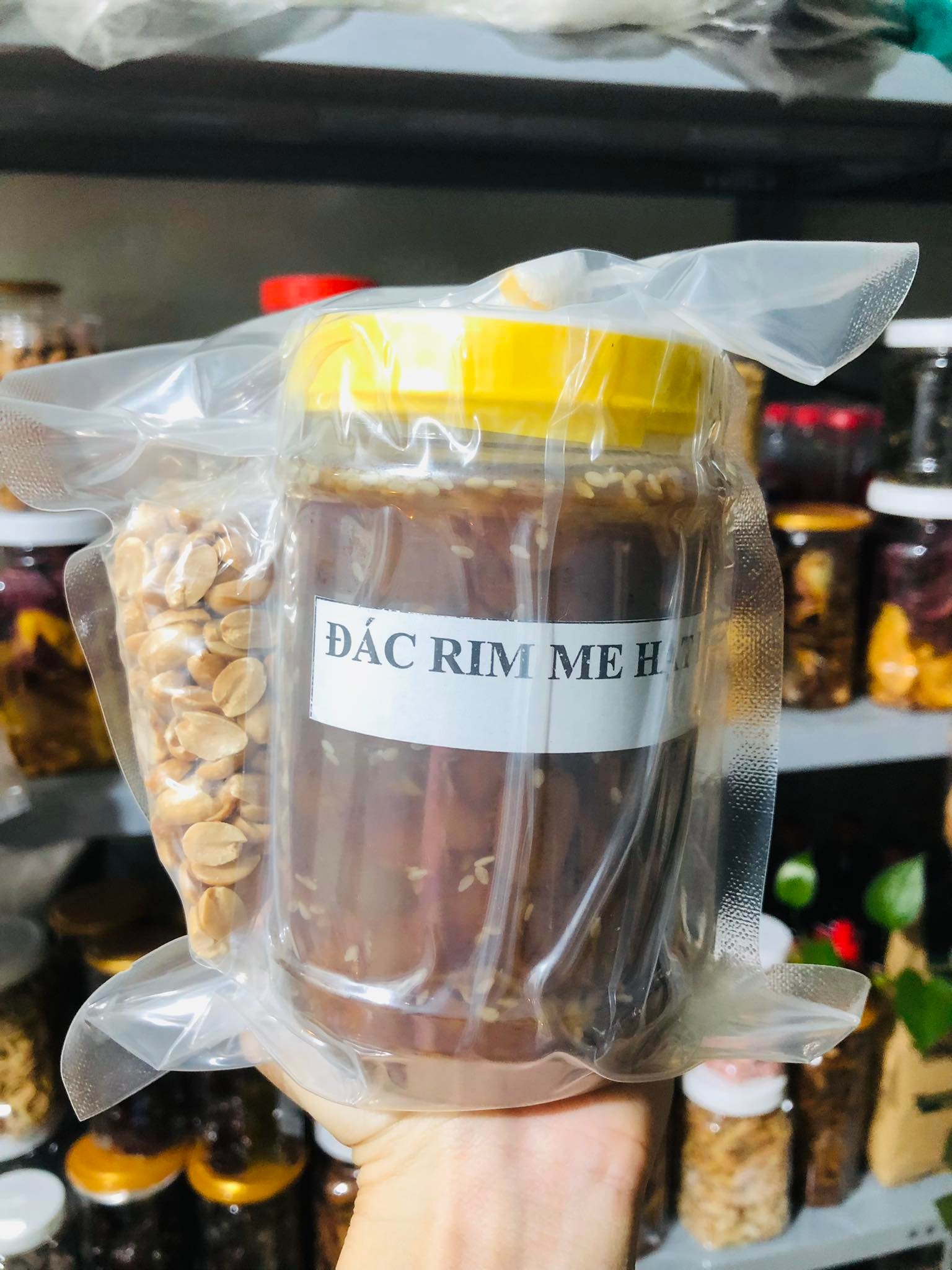550g hạt đác rim me hạt dẻo, khóm, mè rang tự nhiên nhà làm
