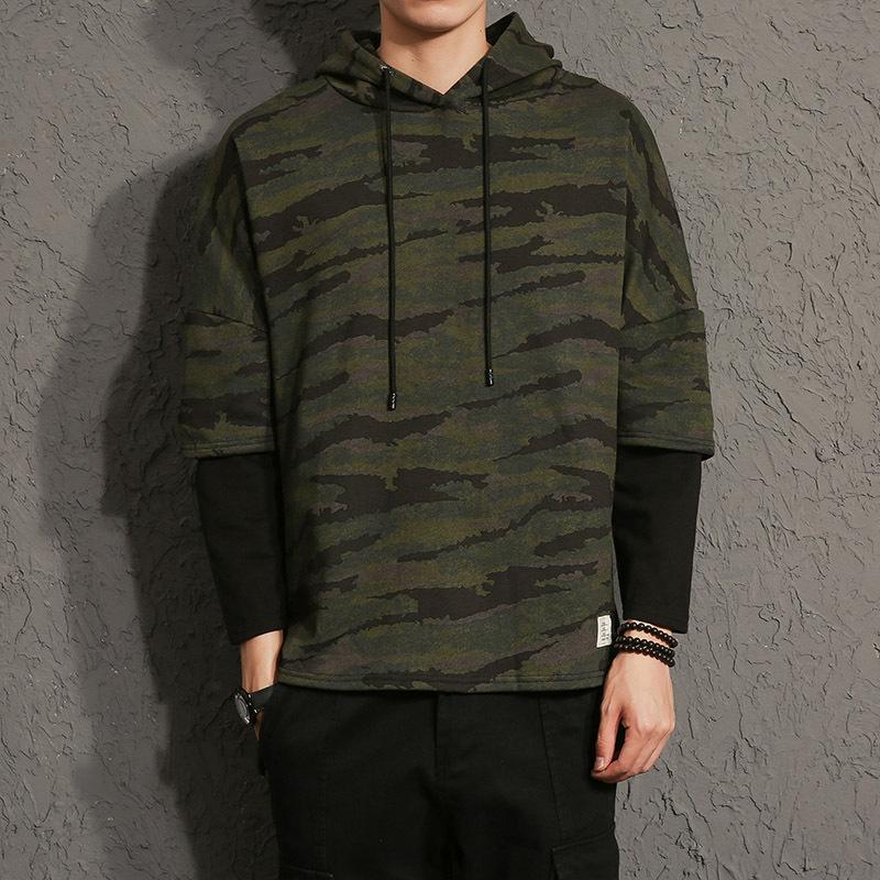 Men's Shirt/Sweatshirt, Round Neck, Large Size, Japanese Style, Suitable for Autumn, High Quality Product.