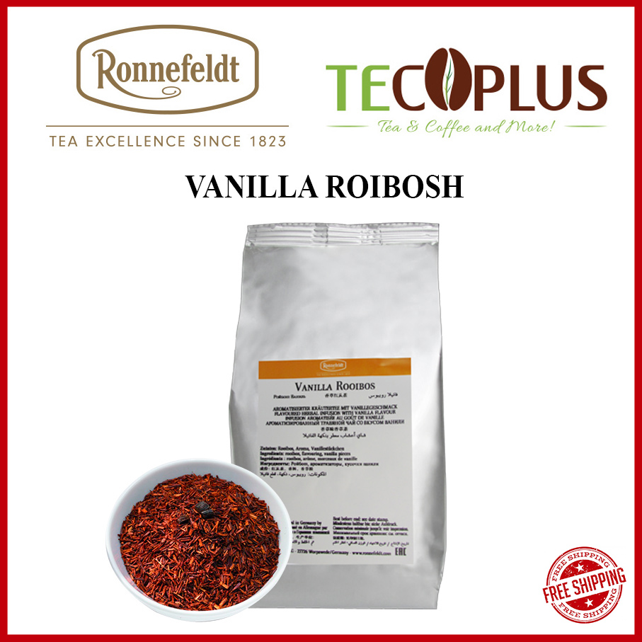 Trà lá Ronnefeldt tea - Trà lá Vanilla Roibosh gói 100g