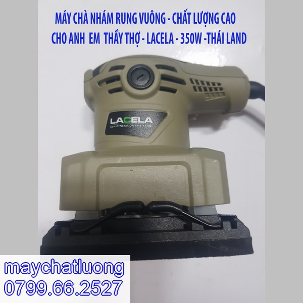 [HCM]MÁY CHÀ NHÁM RUNG VUÔNG –LA CE LA-  CHẤT LƯỢNG CAO CHO ANH EM THỢ - 350W