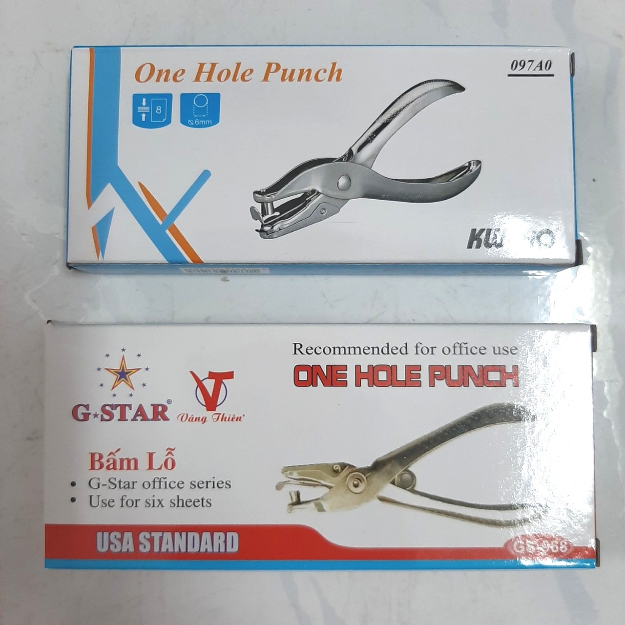 01 cái bấm 1 lỗ officetex/ kwtrio 097