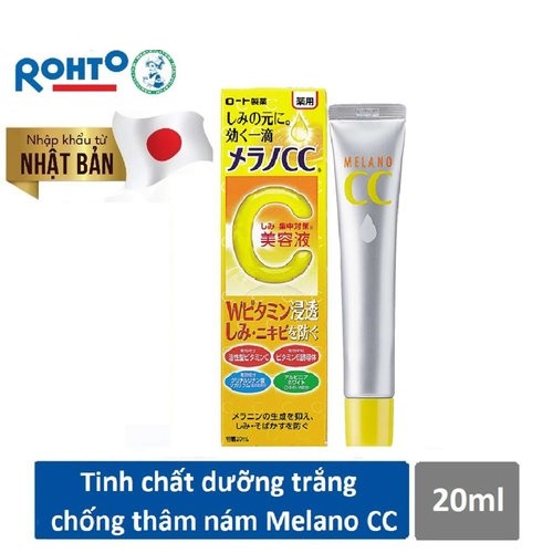 Tinh chất cc melano vitamin c mờ thâm nám mụn, trắng da 20ml - nhật bản