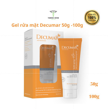 Sữa rửa mặt kiểm soát nhờn Decumar Advanced 50g