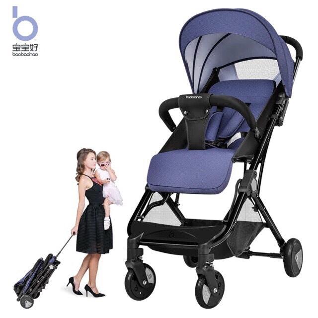 Xe đẩy du lịch gấp gọn như vali có tay kéo Baobaohao Y1