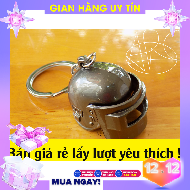 Mô hình game PUBG - Mũ 3 Nón 3 PUBG - Hình thật giá chất pupg