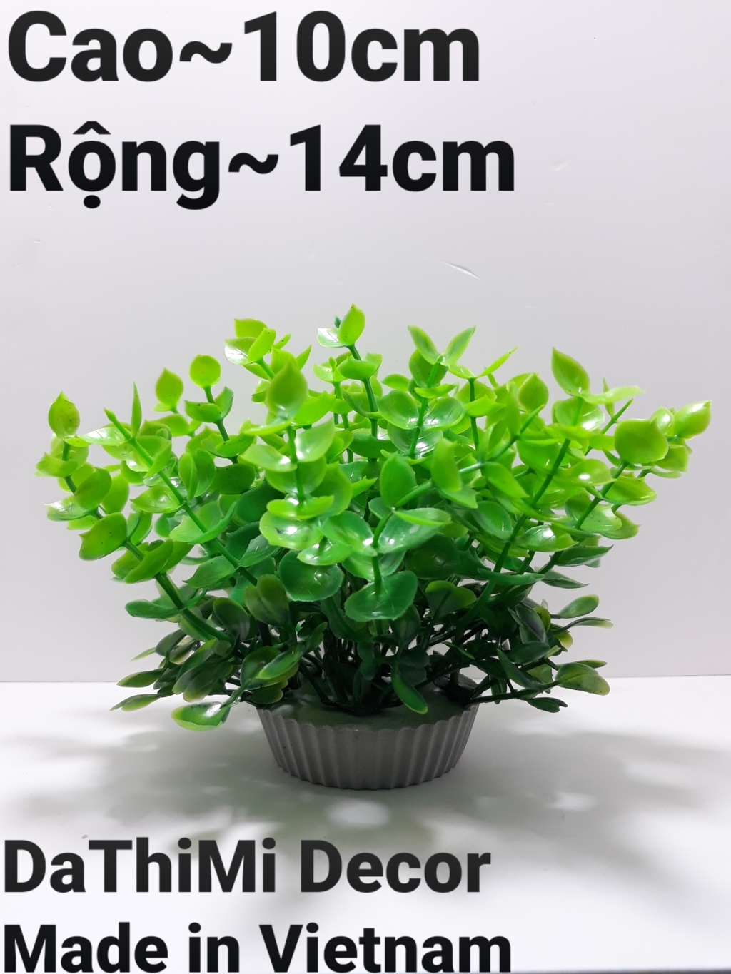 Cây cỏ nhựa , cây rong nhựa 2 tầng trang trí hồ cá, bể cá, tiểu cảnh, bàn làm việc, bàn học.