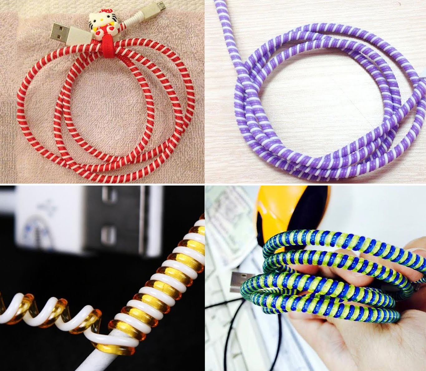 [Giá Sỉ] Dây Cuốn Bảo Vệ Cáp Sạc, Tai Nghe Cao Cấp Nhiều Màu Sắc, dây cuốn chống đứt cho đầu sạc, tai gnhe 0.5 mét