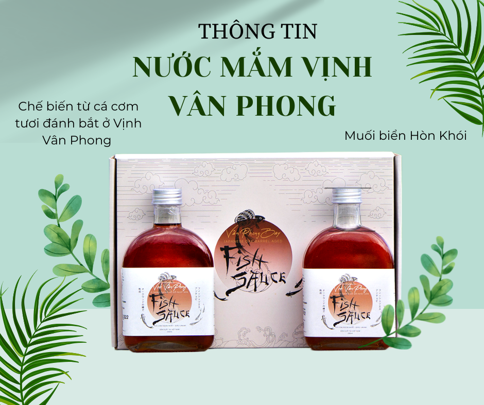 Hộp 2 Chai Nước mắm Vịnh Vân Phong - 330ml/chai