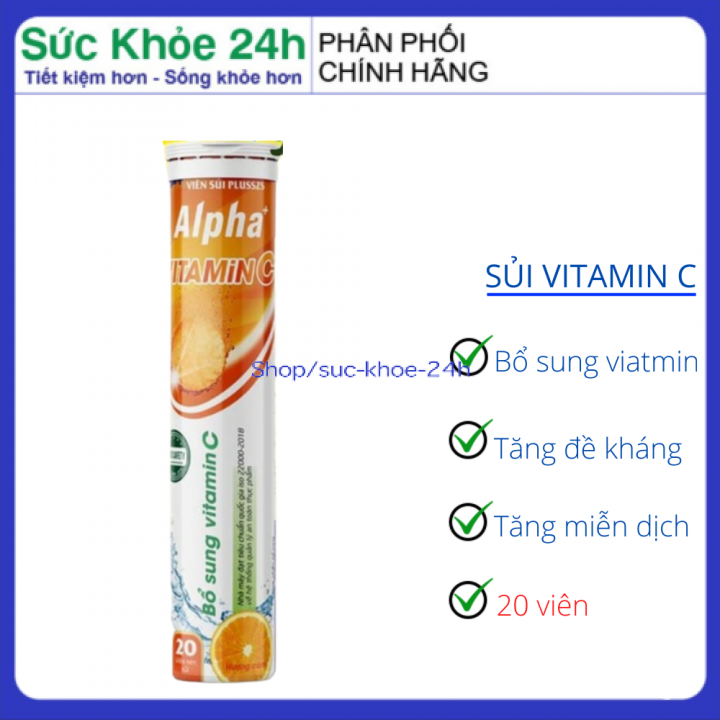 Vitamin c sủi tăng sức đề kháng mùa dịch covit 1 tuyp 20 viên giao mẫu ngẫu nhiên