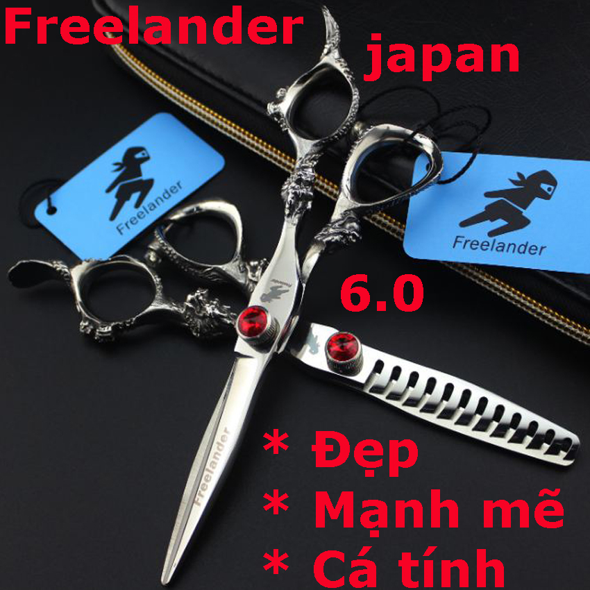 Kéo Cắt tóc Tay Trái Freelander Gold Đồ nghề tóc #41 Kéo Cắt tóc Tay Trái Freelander Gold Đồ nghề tóc