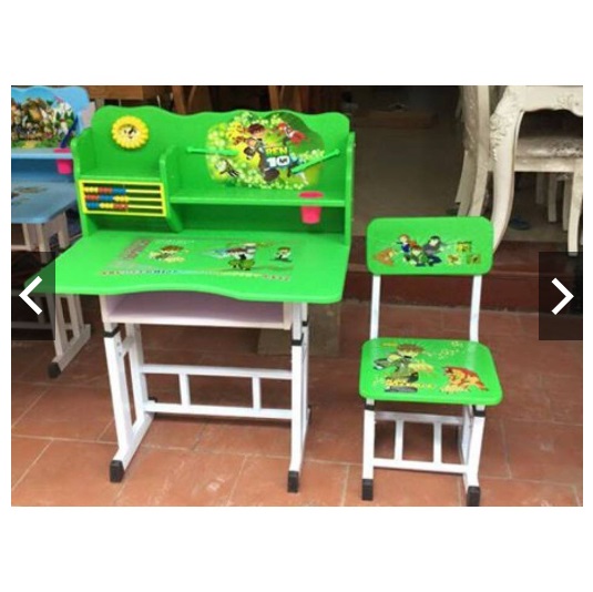 Bàn học sinh cho học sinh cấp 1 (có bảng tính + chữ cái + bảng cửu chương)