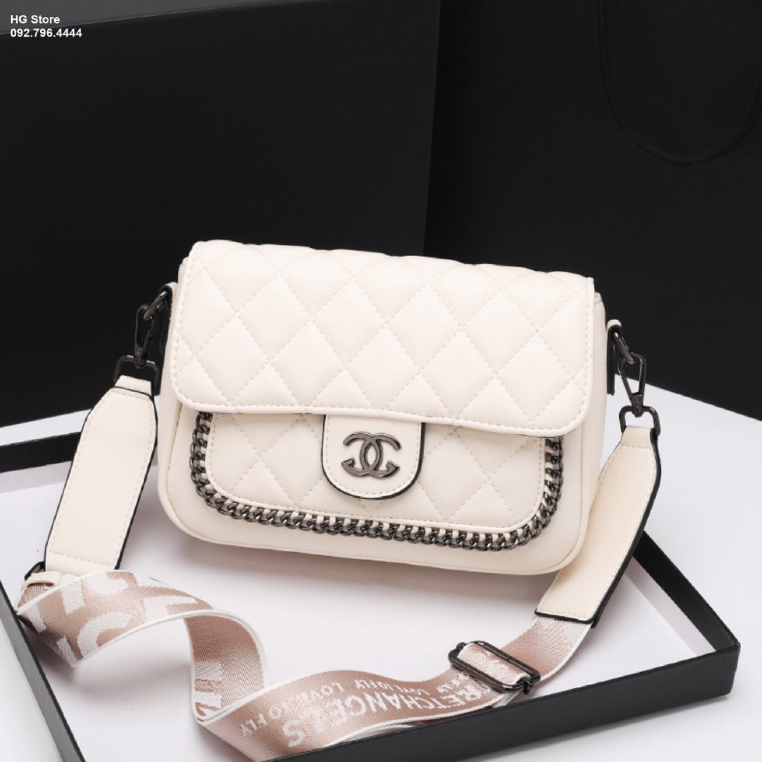 Túi xách nữ da cừu cao cấp fullbox it019 size 23cm làm quà tặng, sinh nhật, quà biếu