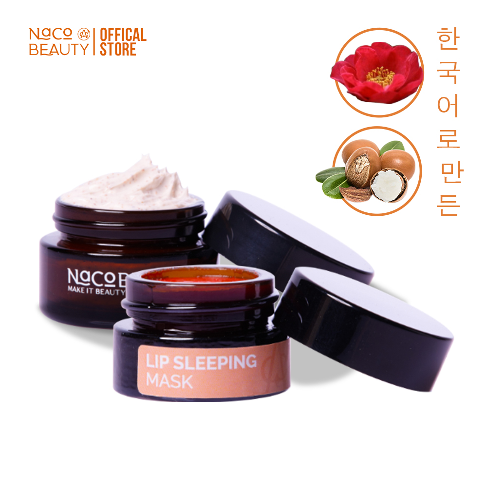 Bộ mặt nạ môi & tẩy tế bào chết nacobeauty