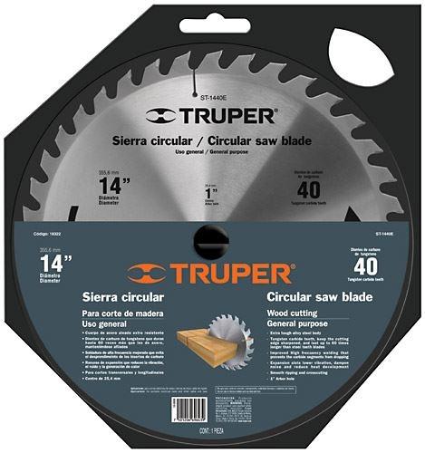 Lưỡi cưa gỗ 355mm x 60r truper 18323