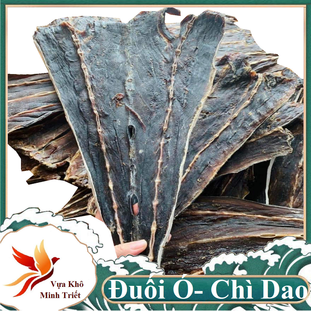 Khô cá đuối ó loại 1 siêu thơm ngon-vựa khô minh triết