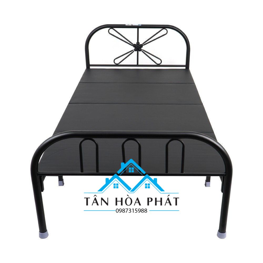 Giường sắt DONA Luxy Qui Phúc kích thước 1m0 và 1m2, giường gấp cá nhân thông minh - Nội Thất Tân Hòa Phát