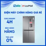 [GIAO TẠI HCM] Tủ lạnh Sharp Inverter 401 lít SJ-FXP480V-SL - Làm lạnh đa chiều - Ngăn rau củ giữ ẩm Humidity Control - Chế độ cấp đông nhanh