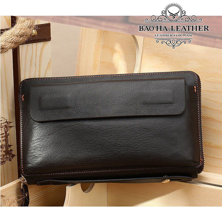 Ví da cầm tay nam thương hiệu Marrant - BHM9043 Clutch da bò