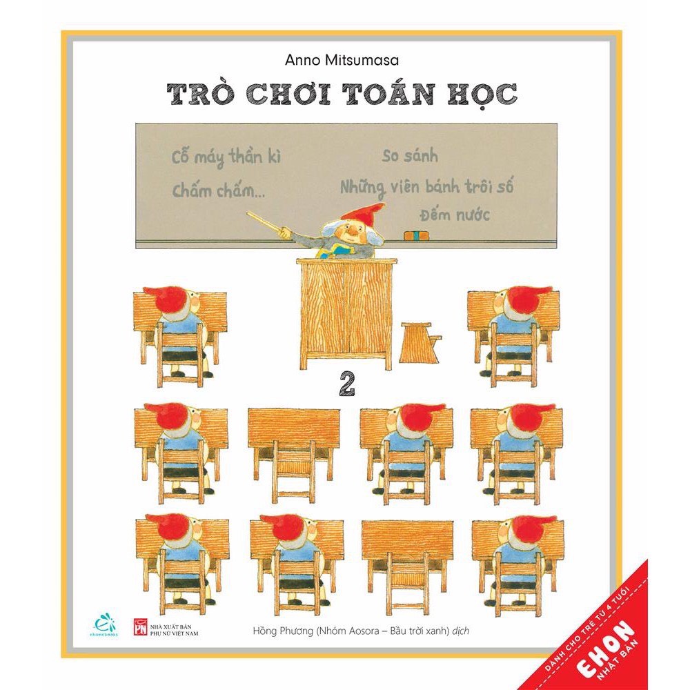 Sách Ehon Trò Chơi Toán Học - Tập 2- Mhbooks tặng Bookmark