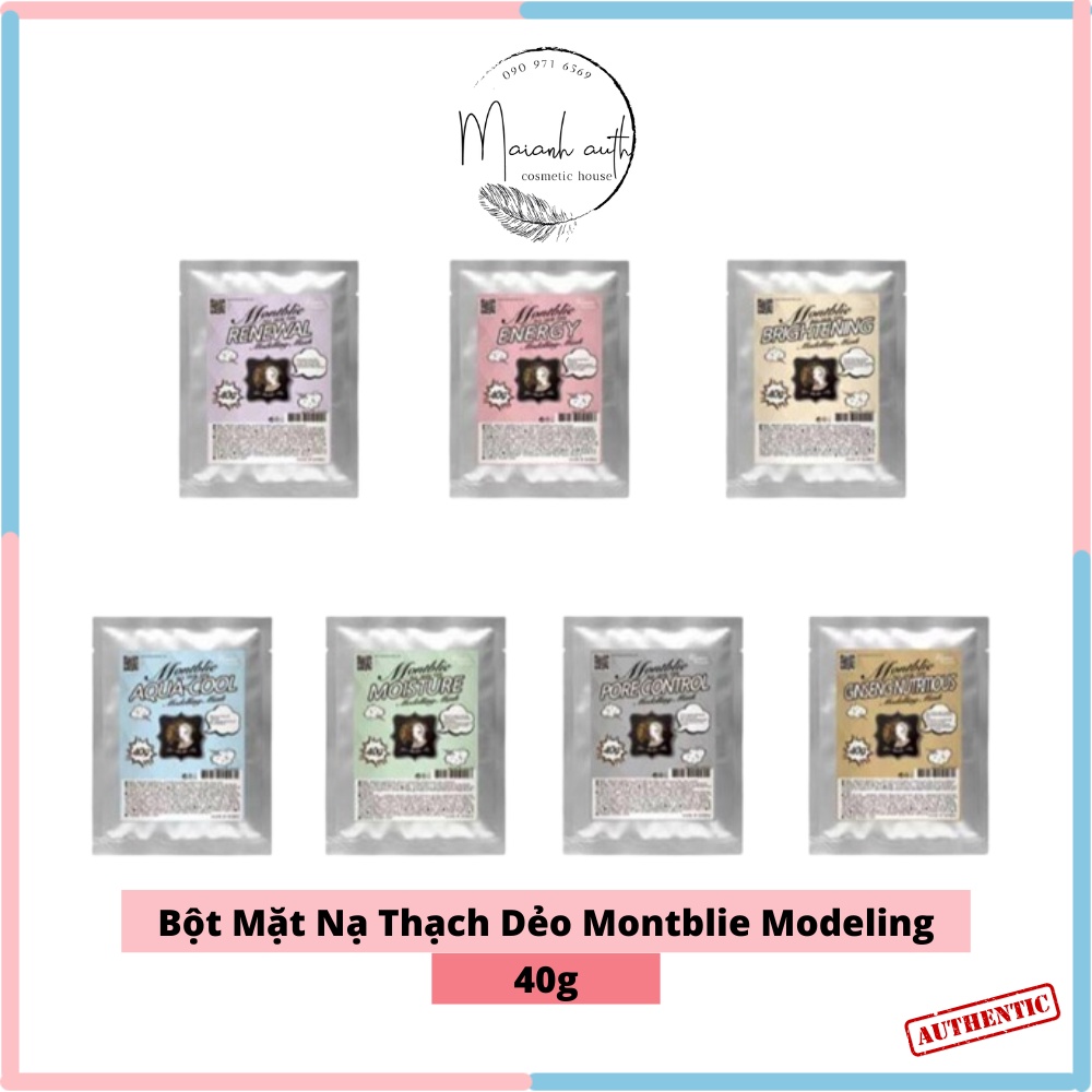 Bột mặt nạ thạch dẻo Montblie Modelling Mask Hàn Quốc 40g
