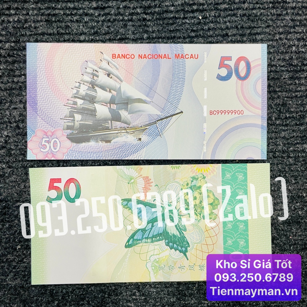 ⭐GIÁ SỈ⭐ Tờ Tiền Kỷ Niệm Thuận Buồm Xuôi Gió Macao sưu tầm, biếu tặng, lì xì độc đáo