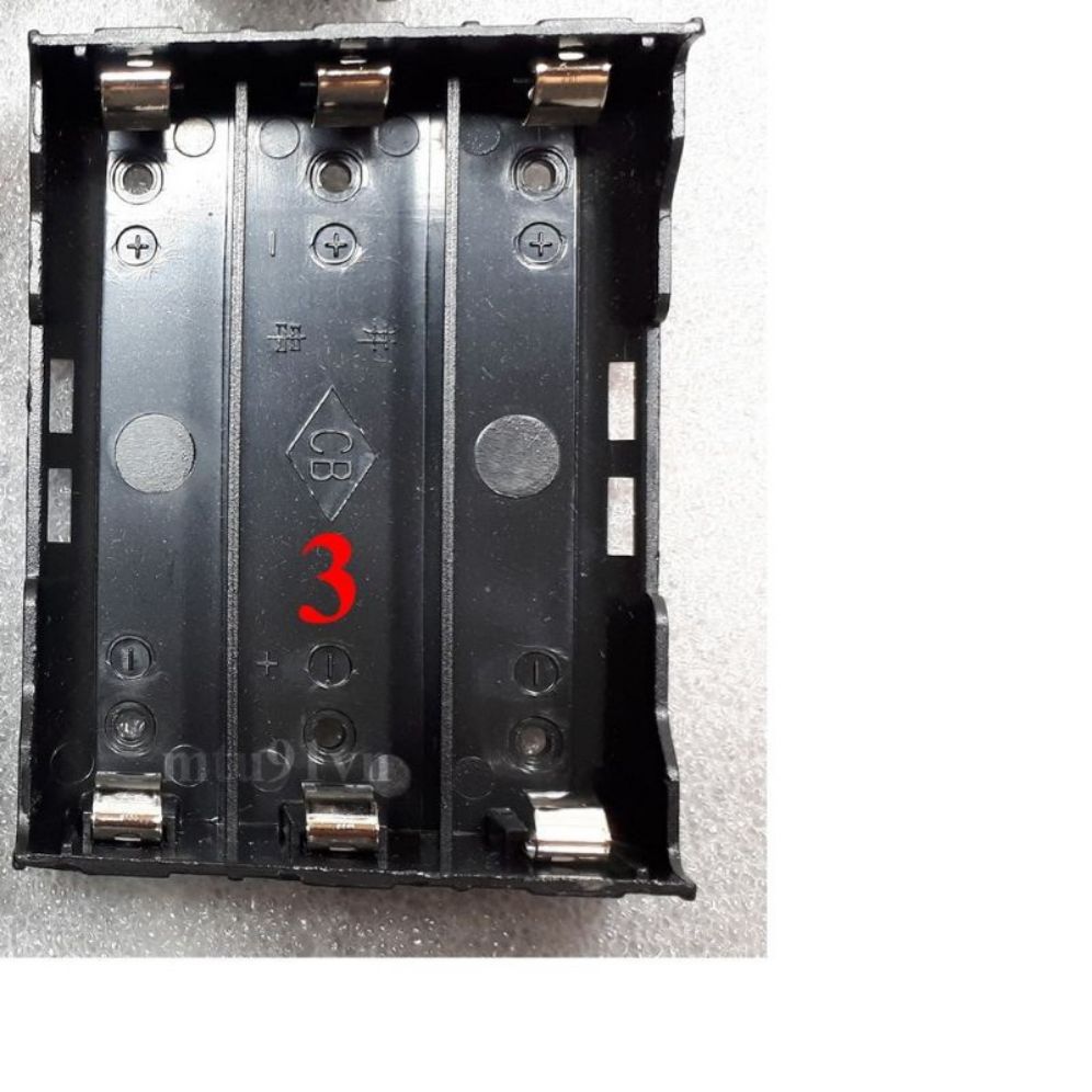 Đế Pin Li-ion 18650 Khay Hàn 3 Pin .Khay pin 18650