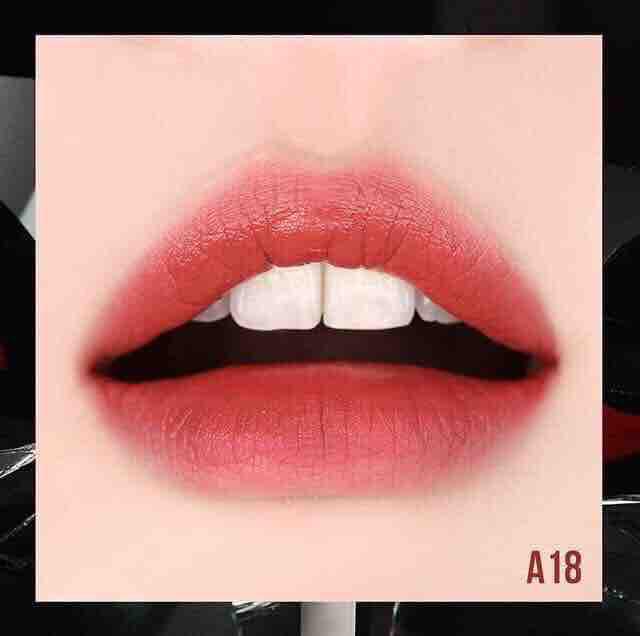 Son kem black rouge A18 hồng dâu coral phiên bản nắp bạc đã về