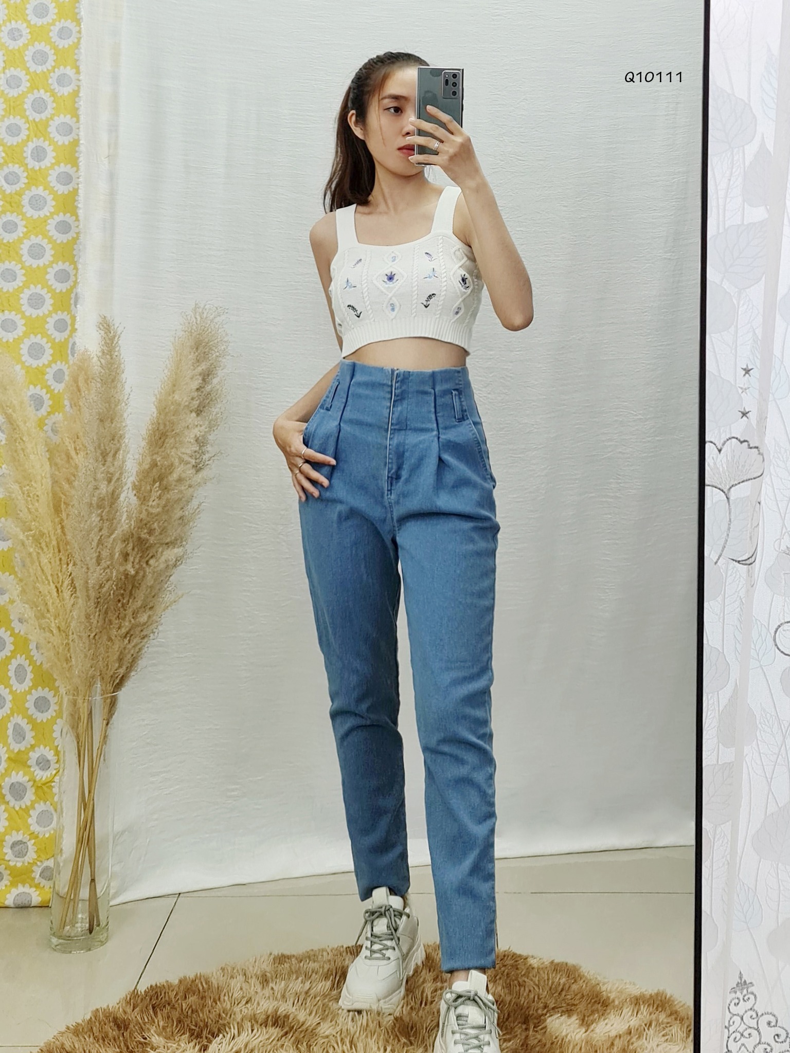 Q10111 - Quần jean trơn