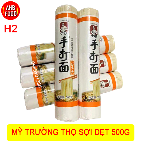 Mỳ trường thọ sợi dẹt 500g