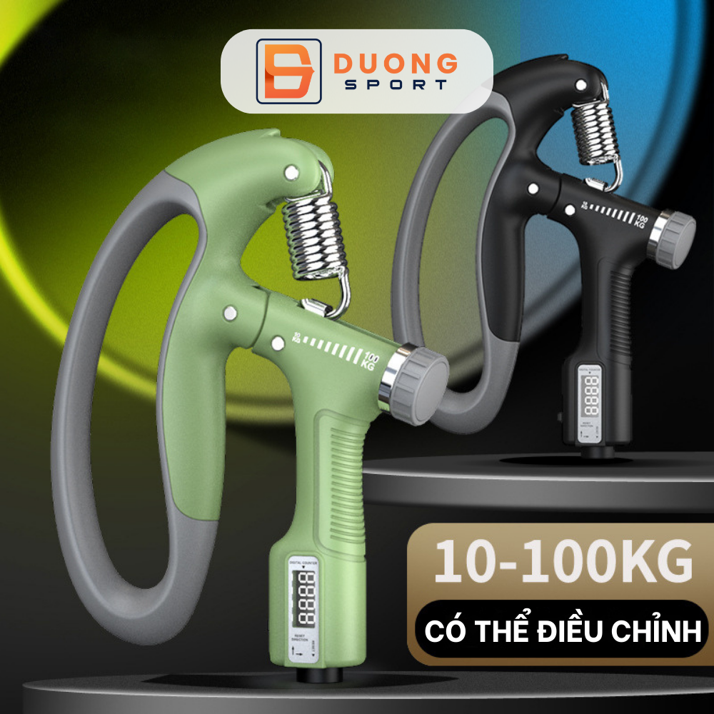 Kìm Bóp Tay Kìm Tập Cơ Tay Dụng Cụ Tập Gym Tại Nhà Điều Chỉnh Lực 10-100kg Có Đếm Số Tự Động xmas
