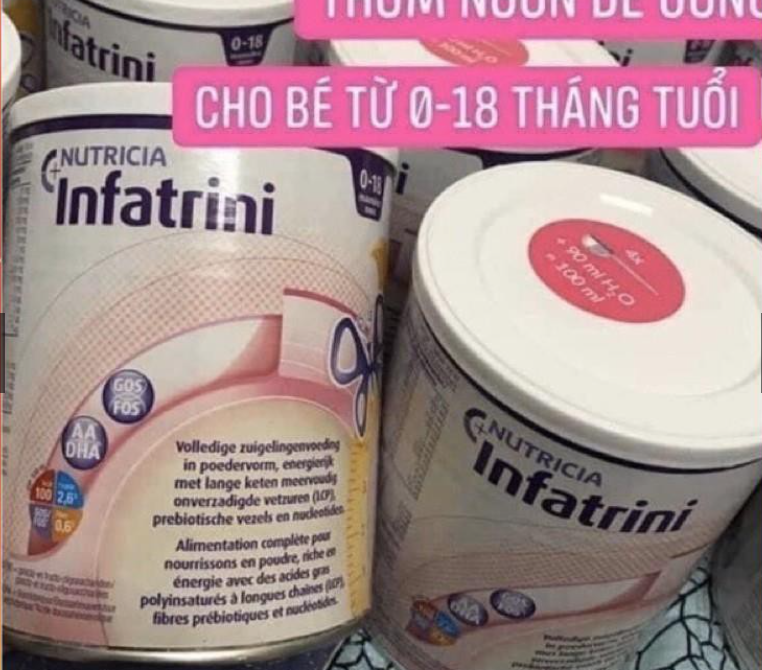 Sữa béo Infatrini hộp 400g