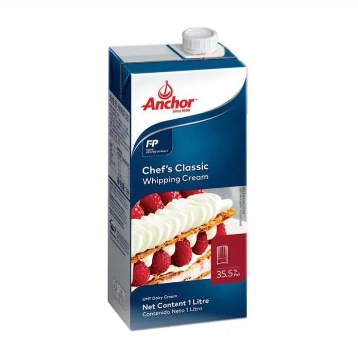 Whipping Cream Chef s Classic Anchor 1Lít - chỉ hỗ trợ giao nhanh 2h trong