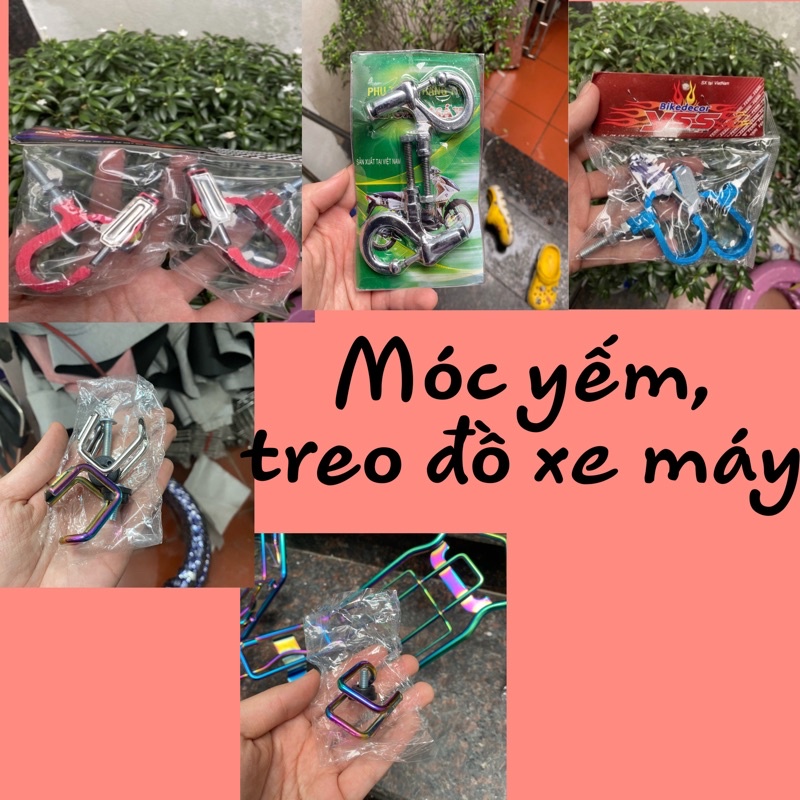 Móc xe máy treo đồ wave,dream,sh,airblade chữ u - MT 2022