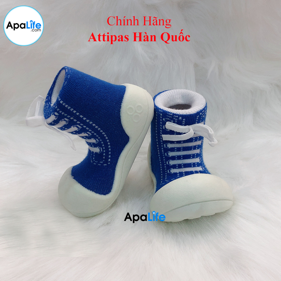 Attipas Sneaker - Blue AT044 - Giày tập đi cho bé trai bé gái từ 3