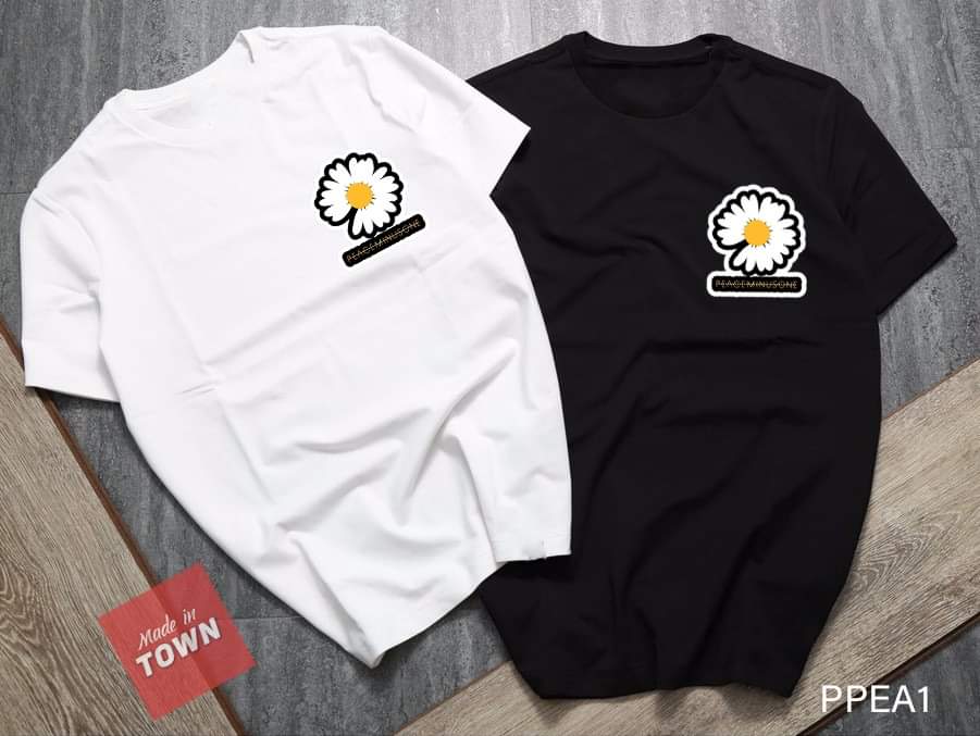 [HCM]Áo Thun Nam Nữ In Hình Hoa Cúc Nhỏ Độc Đẹp Vải Dày Mịn Thoáng Mát Thiết Kế Thời Trang Kiểu Dáng Năng Động Trẻ Trung