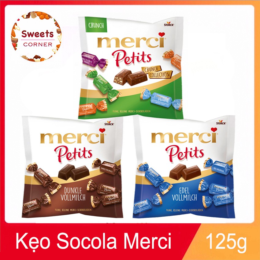 Merci sô cô la đen và sữa 125g