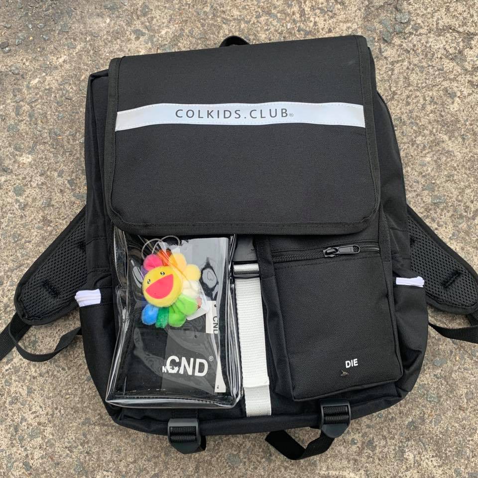 Balo Colkids Club Season 4 SS4 phản quang CND unisex Đen [